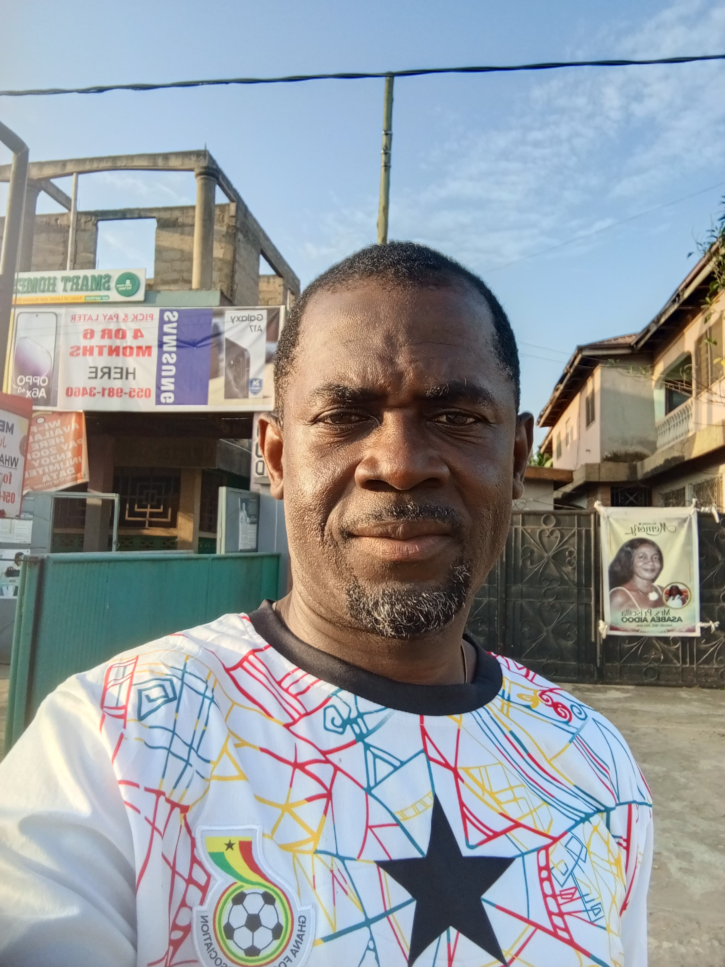 Daniel Opoku, mechanic in Kokompe